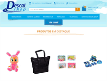 Tablet Screenshot of descalshop.com.br